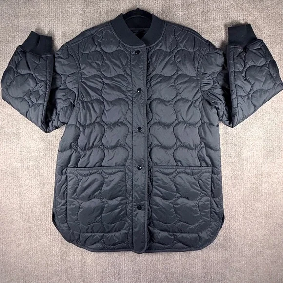 Madewell Quilted Oversized Bomber Jacket Size Small